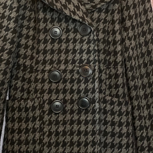 🍁 Sale 2x$20 Bar III women’s Fall winter coat jacket black/grey pattern S - Picture 6 of 16